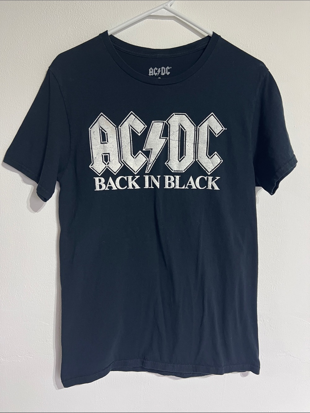 AC/DC 'Back In Black' Black Band Graphic Tee